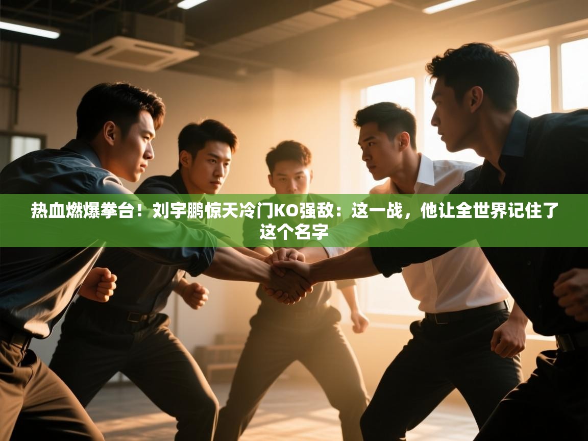 热血燃爆拳台！刘宇鹏惊天冷门KO强敌：这一战，他让全世界记住了这个名字